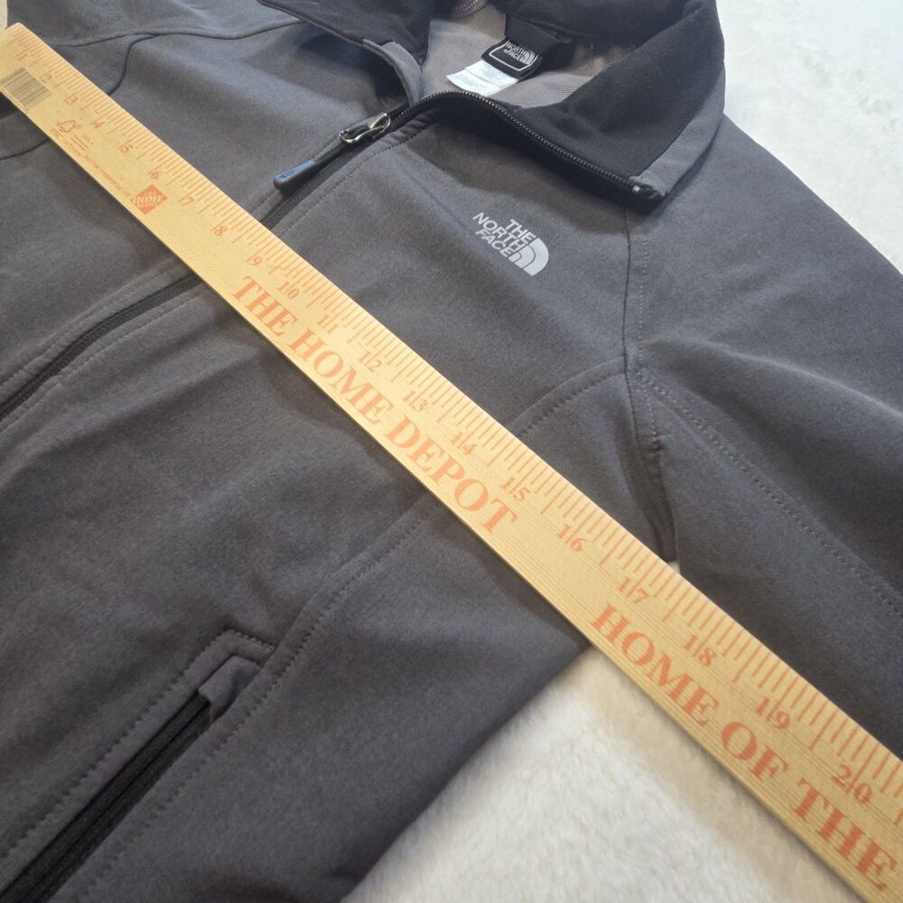 The North Face FlashDry Gray Softshell Jacket Full Zip Women’s Size Small - Picture 5 of 8